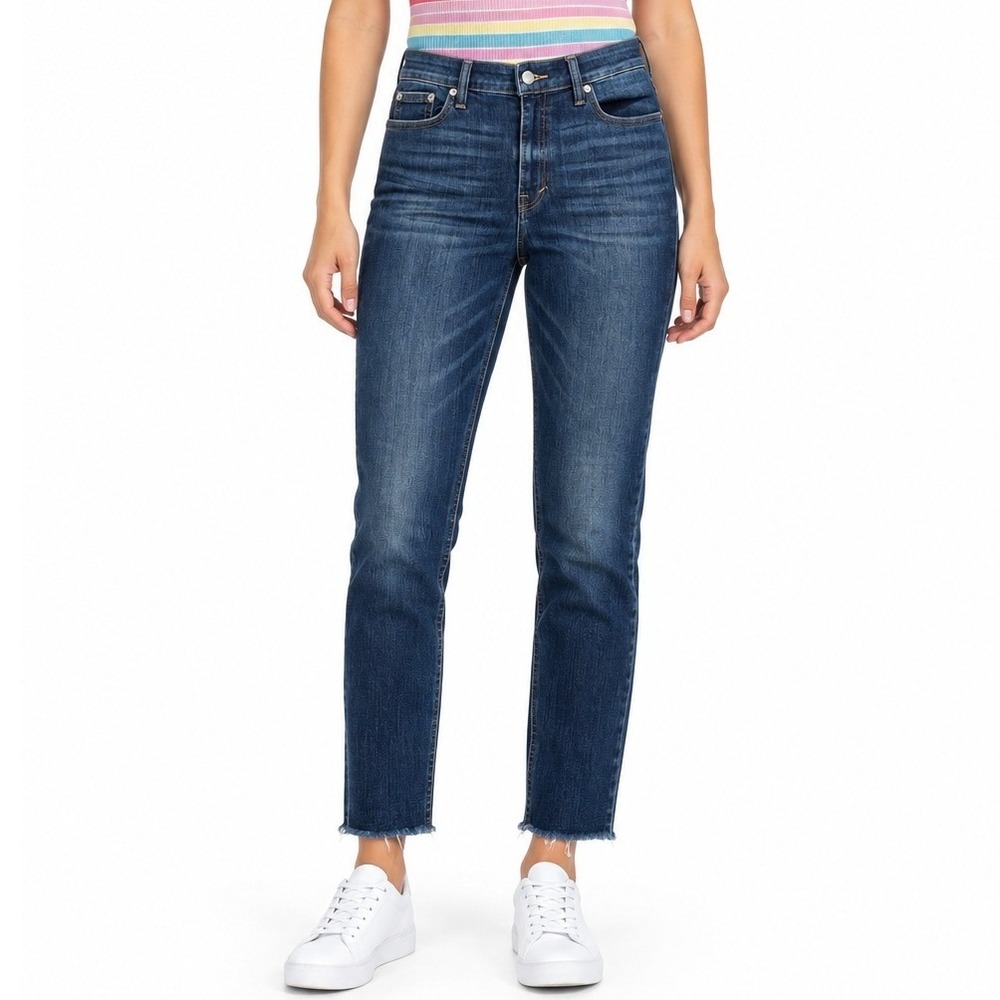 Lucky Brand Bridgette Skinny Jeans Women Size 6/28 Dark Wash High Rise Stretch